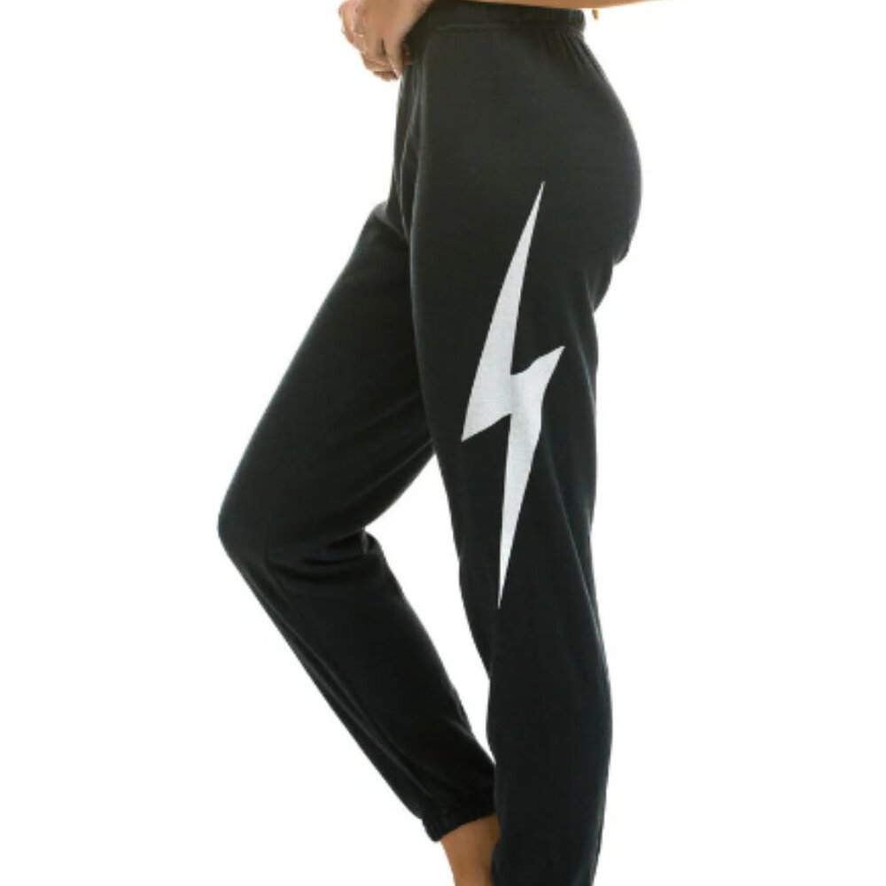 Aviator Nation BOLT SWEATPANTS - CHARCOAL